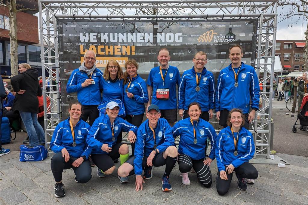 Run auf Enschede Marathon Ottensteiner Läufer beim Enschede Marathon 2024