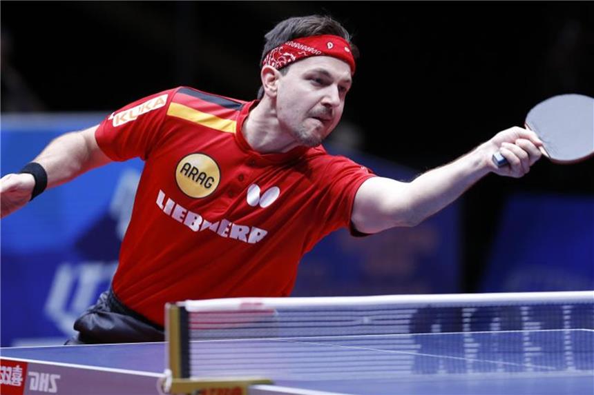 Im WM-Halbfinale setzen sich die Deutschen um Boll, Ovtcharov und Franziska mit 3:2 gegen Südkorea durch. Foto: Ye Pingfan/XinHua