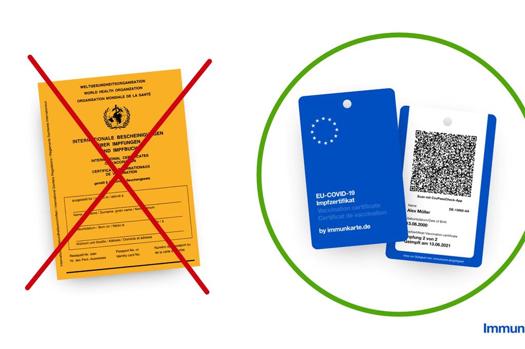 Impfnachweis im Scheckkarten-Format: Nachfrage in Castrop-Rauxel ist groß Immunkarte als bessere Impfpass-Alternative?