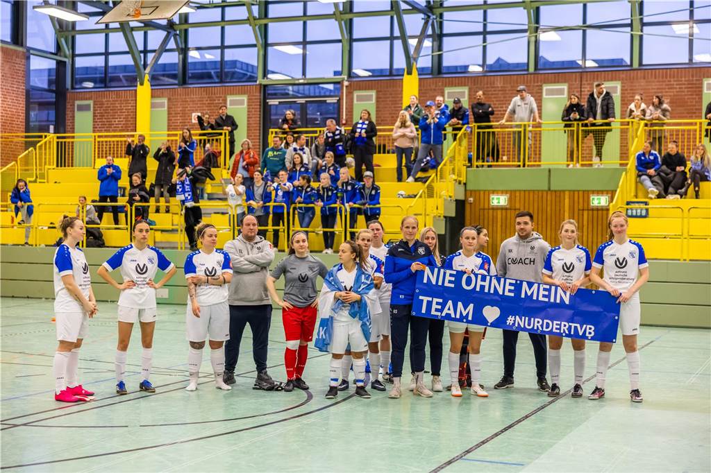 Impression vom Finaltag beim Dortmunder Hallenmasters der Frauen. Borussia Dortmund setzte sich im Finale gegen den TV Brechten durch und feierte den Sieg.