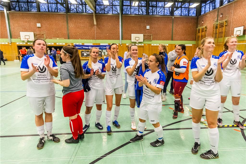 Impression vom Finaltag beim Dortmunder Hallenmasters der Frauen. Borussia Dortmund setzte sich im Finale gegen den TV Brechten durch und feierte den Sieg.