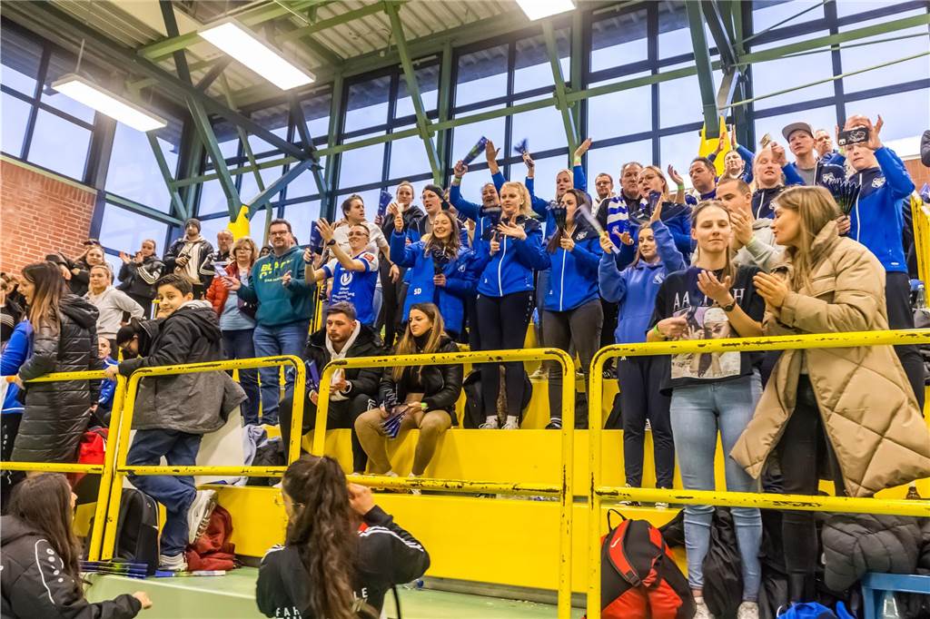 Impression vom Finaltag beim Dortmunder Hallenmasters der Frauen. Borussia Dortmund setzte sich im Finale gegen den TV Brechten durch und feierte den Sieg.