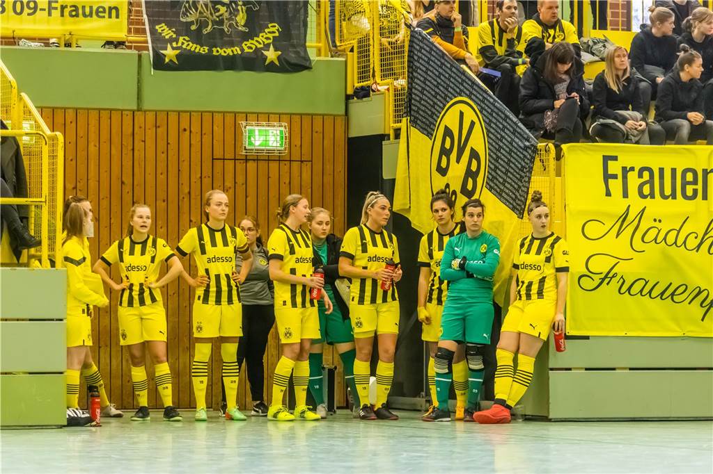 Impression vom Finaltag beim Dortmunder Hallenmasters der Frauen. Borussia Dortmund setzte sich im Finale gegen den TV Brechten durch und feierte den Sieg.