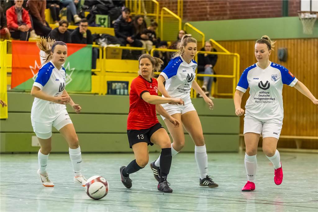 Impression vom Finaltag beim Dortmunder Hallenmasters der Frauen. Borussia Dortmund setzte sich im Finale gegen den TV Brechten durch und feierte den Sieg.