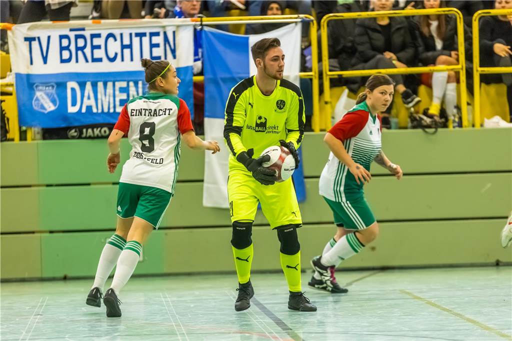 Impression vom Finaltag beim Dortmunder Hallenmasters der Frauen. Borussia Dortmund setzte sich im Finale gegen den TV Brechten durch und feierte den Sieg.