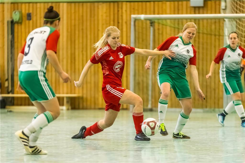 Impression vom Finaltag beim Dortmunder Hallenmasters der Frauen. Borussia Dortmund setzte sich im Finale gegen den TV Brechten durch und feierte den Sieg.
