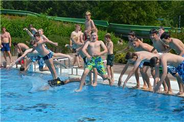 Impressionen aus dem Freibad Cappenberger See.