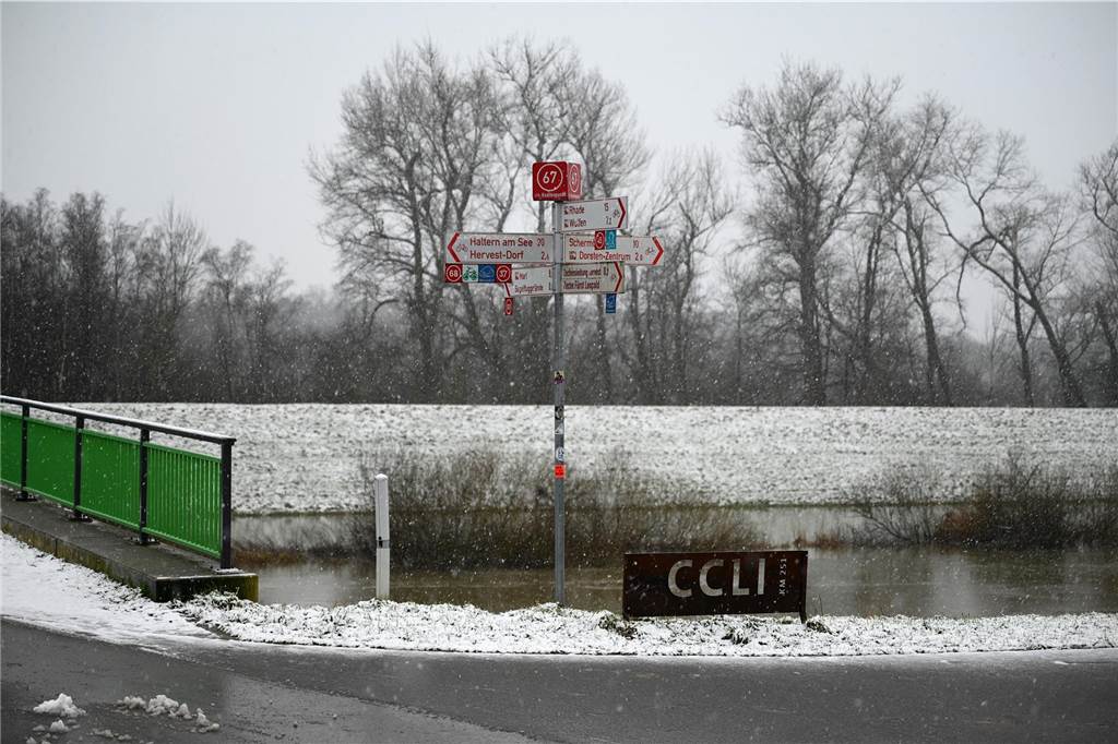 Impressionen aus dem verschneiten Dorsten