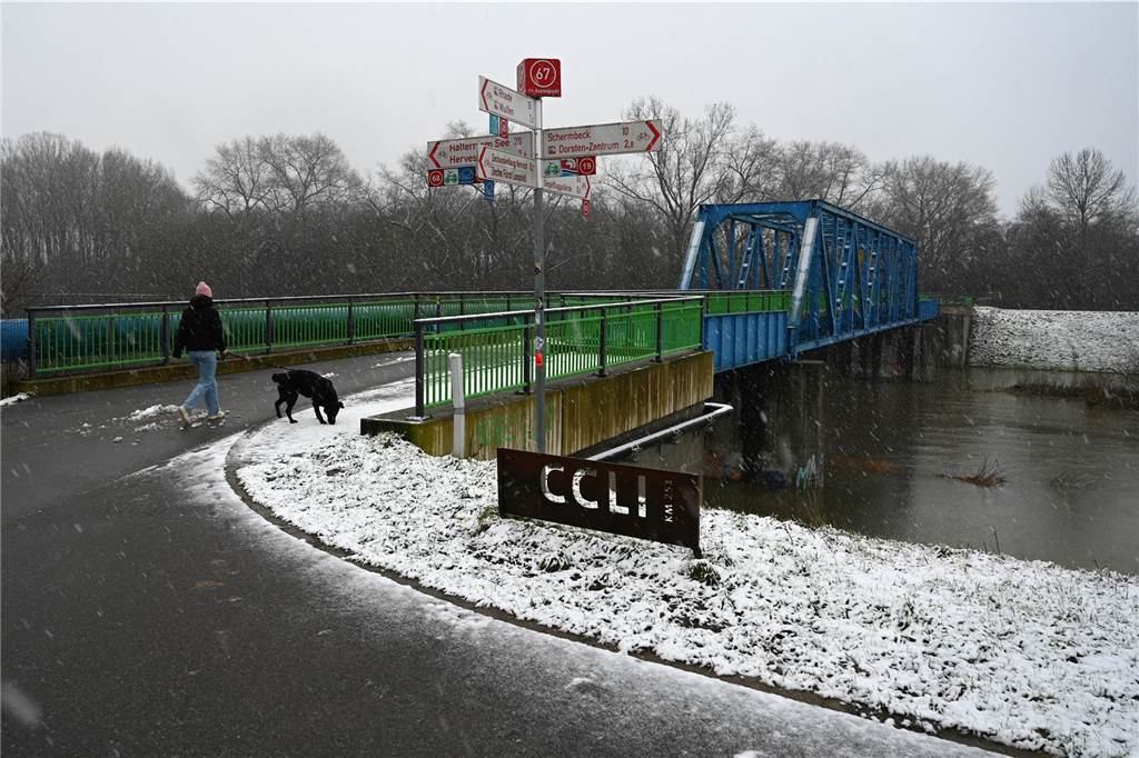 Impressionen aus dem verschneiten Dorsten