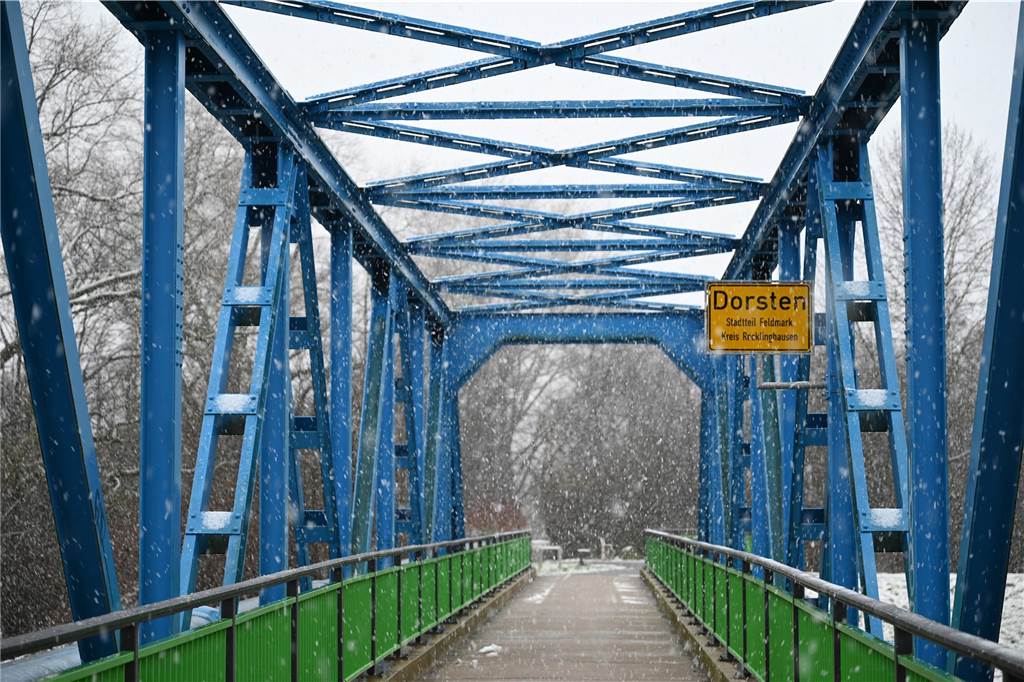 Impressionen aus dem verschneiten Dorsten
