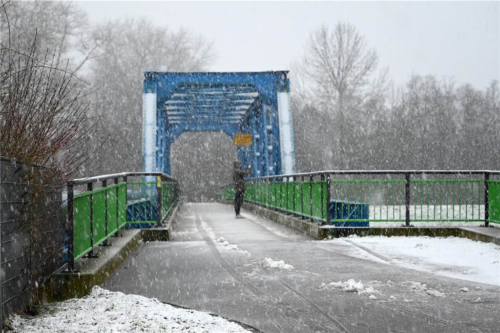 Impressionen aus dem verschneiten Dorsten