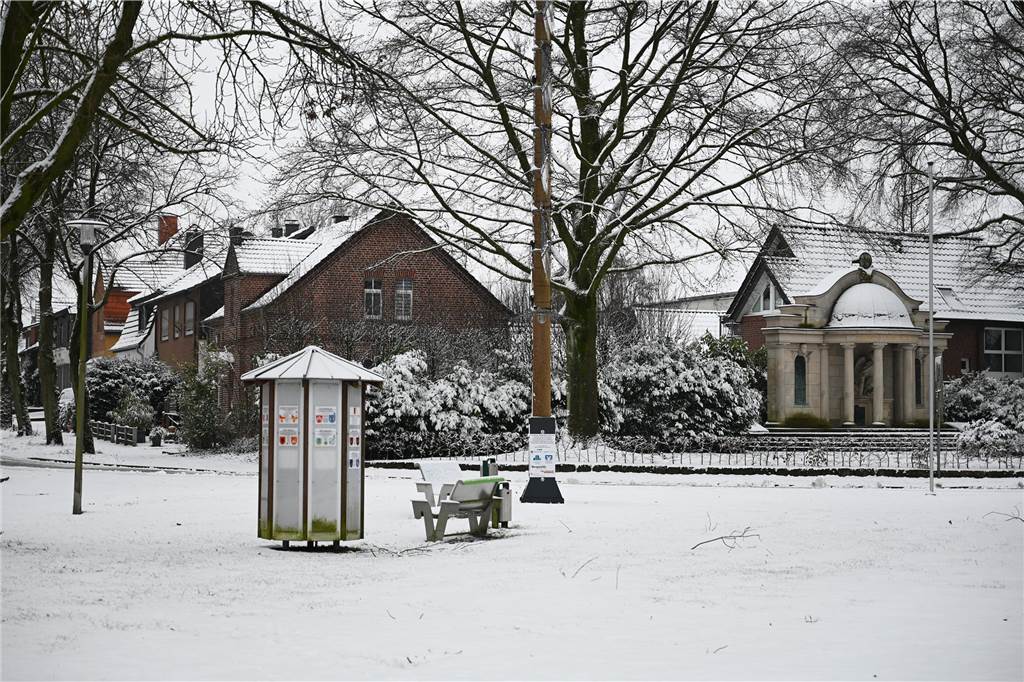 Impressionen aus Wulfen zum Wintereinbruch.