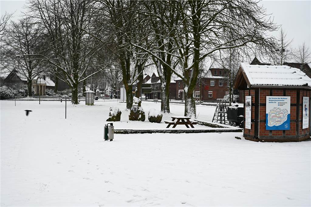 Impressionen aus Wulfen zum Wintereinbruch.