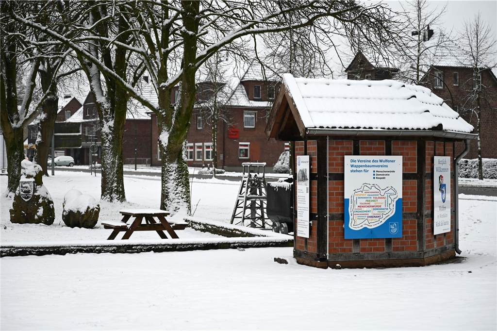 Impressionen aus Wulfen zum Wintereinbruch.