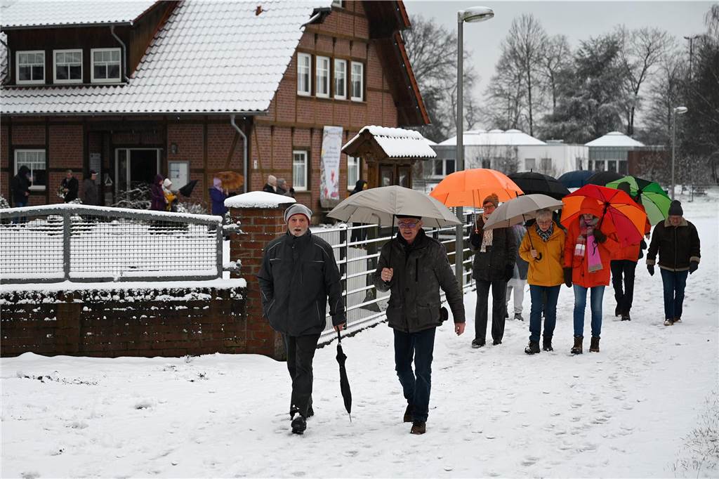 Impressionen aus Wulfen zum Wintereinbruch.