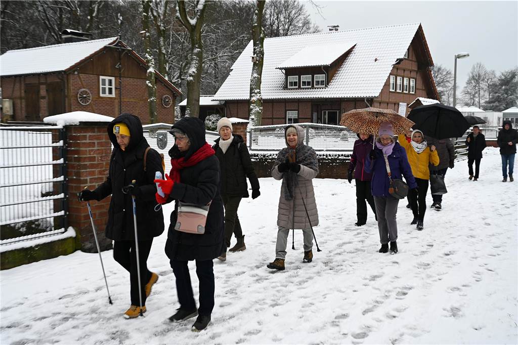 Impressionen aus Wulfen zum Wintereinbruch.