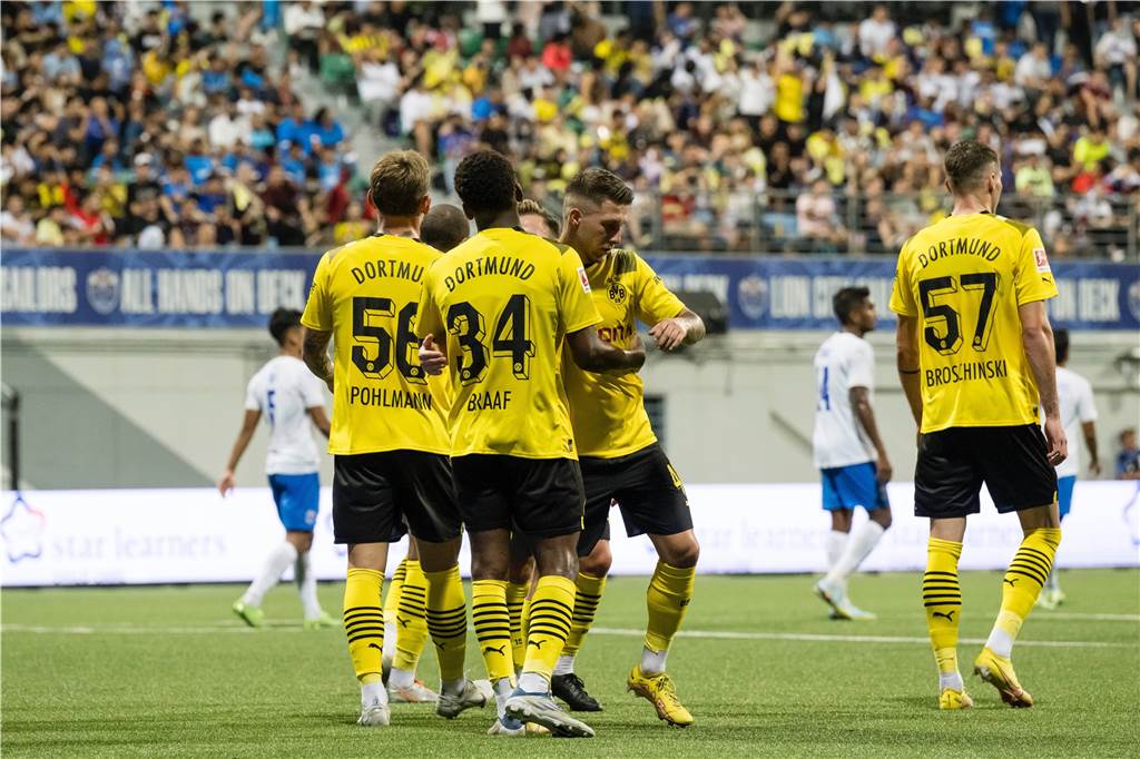 Impressionen des BVB-Testspiels gegen die Lion City Sailors.