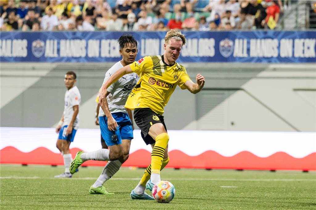 Impressionen des BVB-Testspiels gegen die Lion City Sailors.