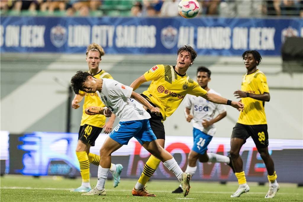 Impressionen des BVB-Testspiels gegen die Lion City Sailors.