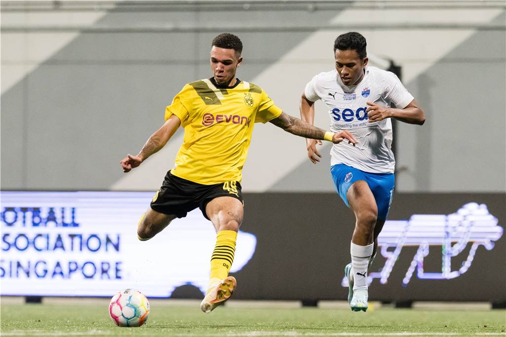 Impressionen des BVB-Testspiels gegen die Lion City Sailors.