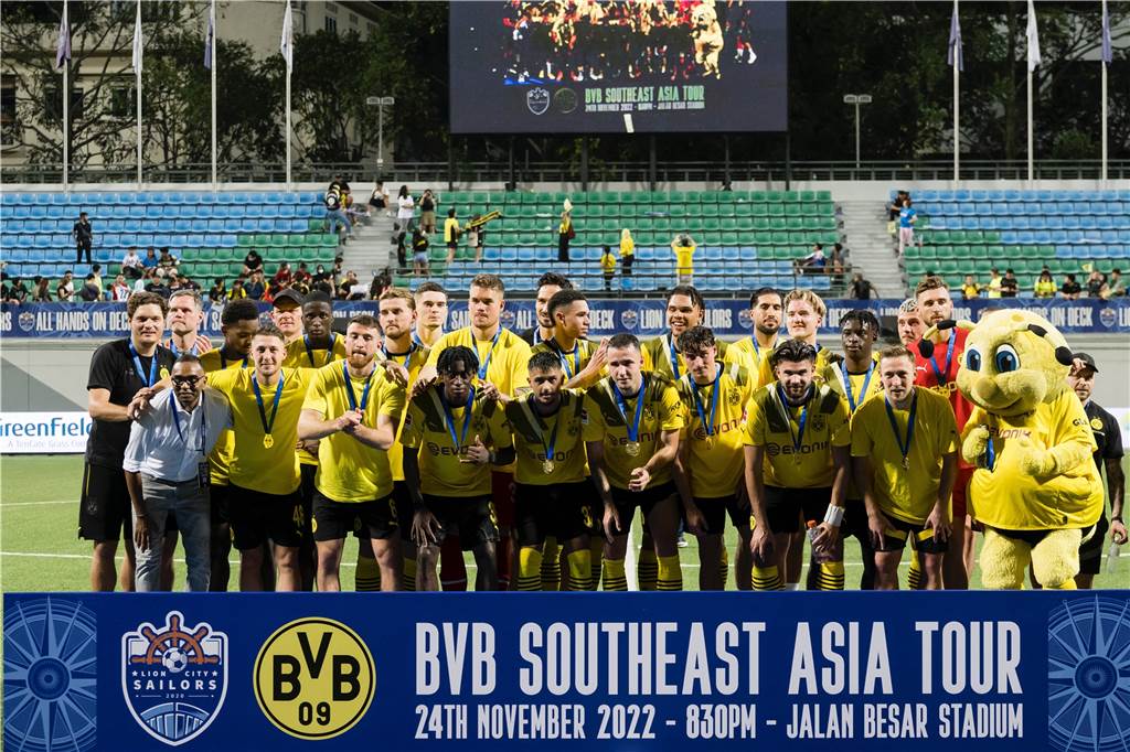 Impressionen des BVB-Testspiels gegen die Lion City Sailors.