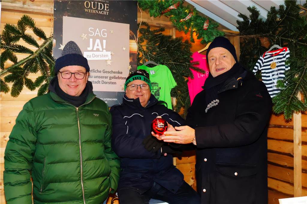 Impressionen vom Auftakt des Adventsmarktes der Oude Marie in Dorsten am Freitagabend (20.12.)