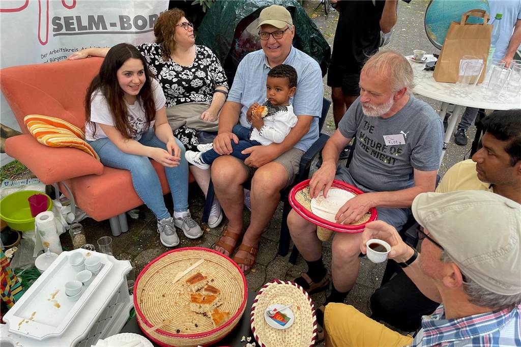 Impressionen vom Begegnungsfest mit Flüchtlingen am Samstag (19. August) auf dem Gelände des Förderzentrums Nord.