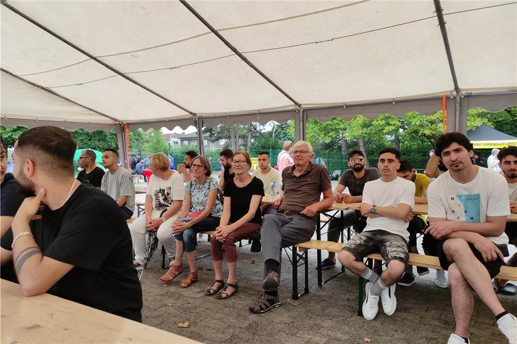 Impressionen vom Begegnungsfest mit Flüchtlingen am Samstag (19. August) auf dem Gelände des Förderzentrums Nord.