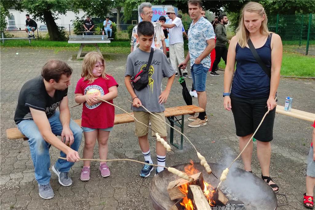 Impressionen vom Begegnungsfest mit Flüchtlingen am Samstag (19. August) auf dem Gelände des Förderzentrums Nord.