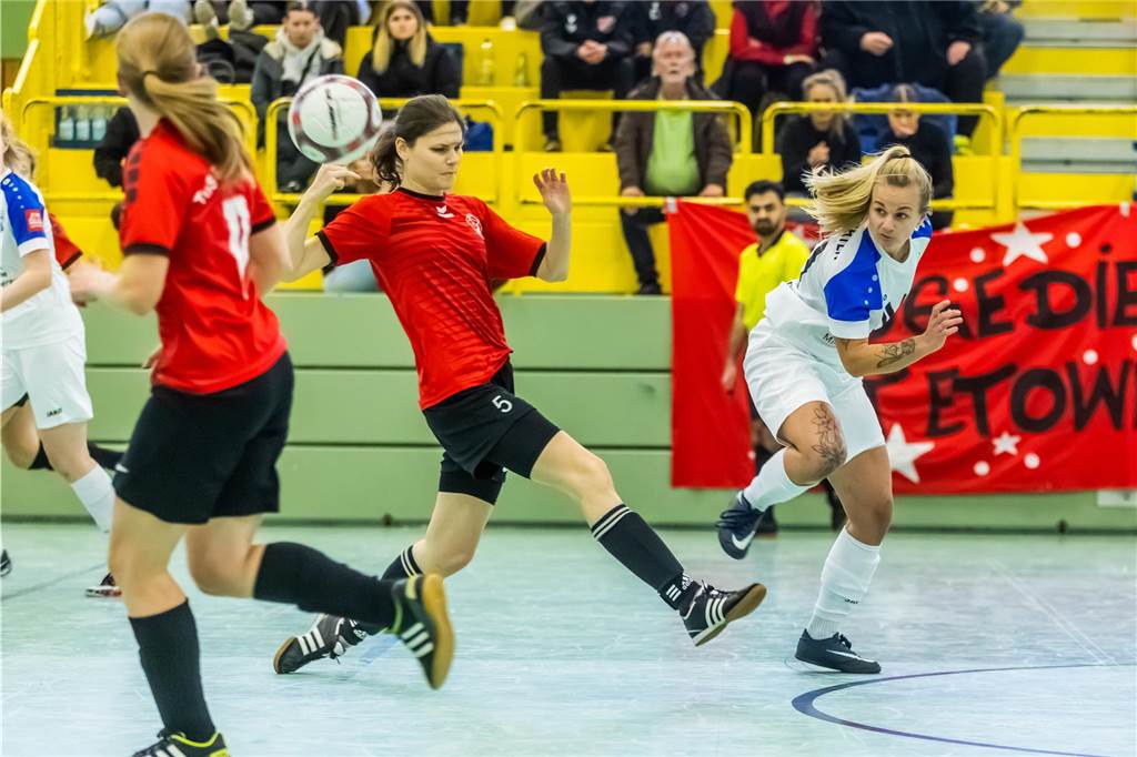 Impressionen vom Finaltag beim Dortmunder Hallenmasters der Frauen. Borussia Dortmund setzte sich im Finale gegen den TV Brechten durch und feierte den Sieg.