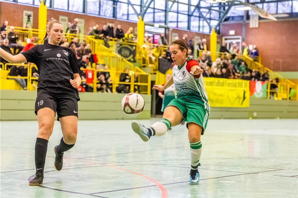 Impressionen vom Finaltag beim Dortmunder Hallenmasters der Frauen. Borussia Dortmund setzte sich im Finale gegen den TV Brechten durch und feierte den Sieg.