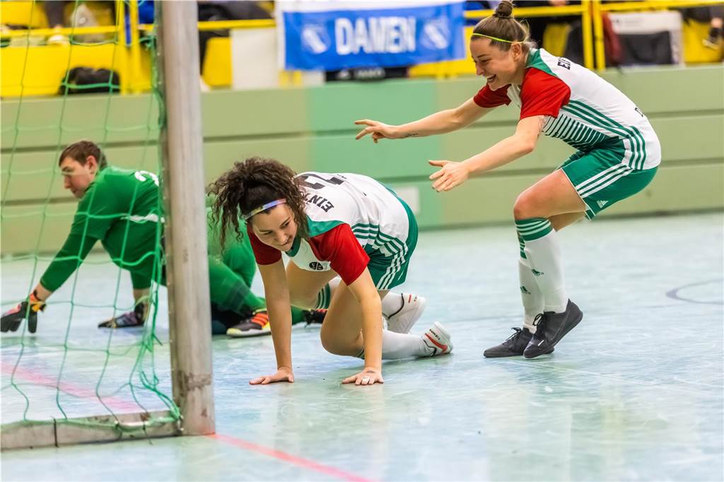 Impressionen vom Finaltag beim Dortmunder Hallenmasters der Frauen. Borussia Dortmund setzte sich im Finale gegen den TV Brechten durch und feierte den Sieg.
