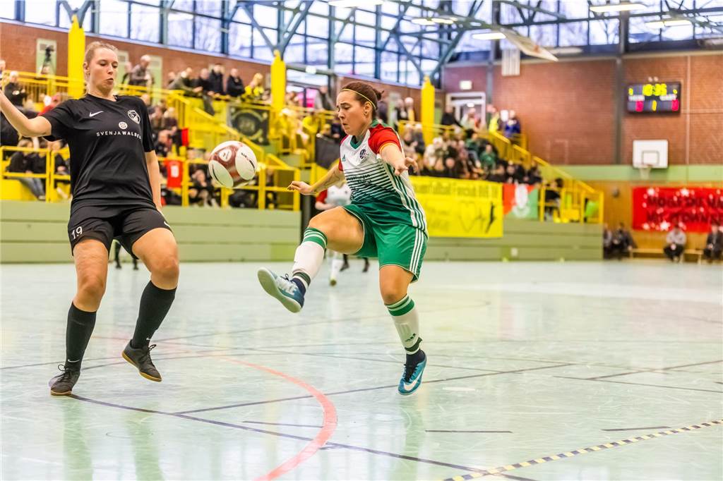 Impressionen vom Finaltag beim Dortmunder Hallenmasters der Frauen. Borussia Dortmund setzte sich im Finale gegen den TV Brechten durch und feierte den Sieg.
