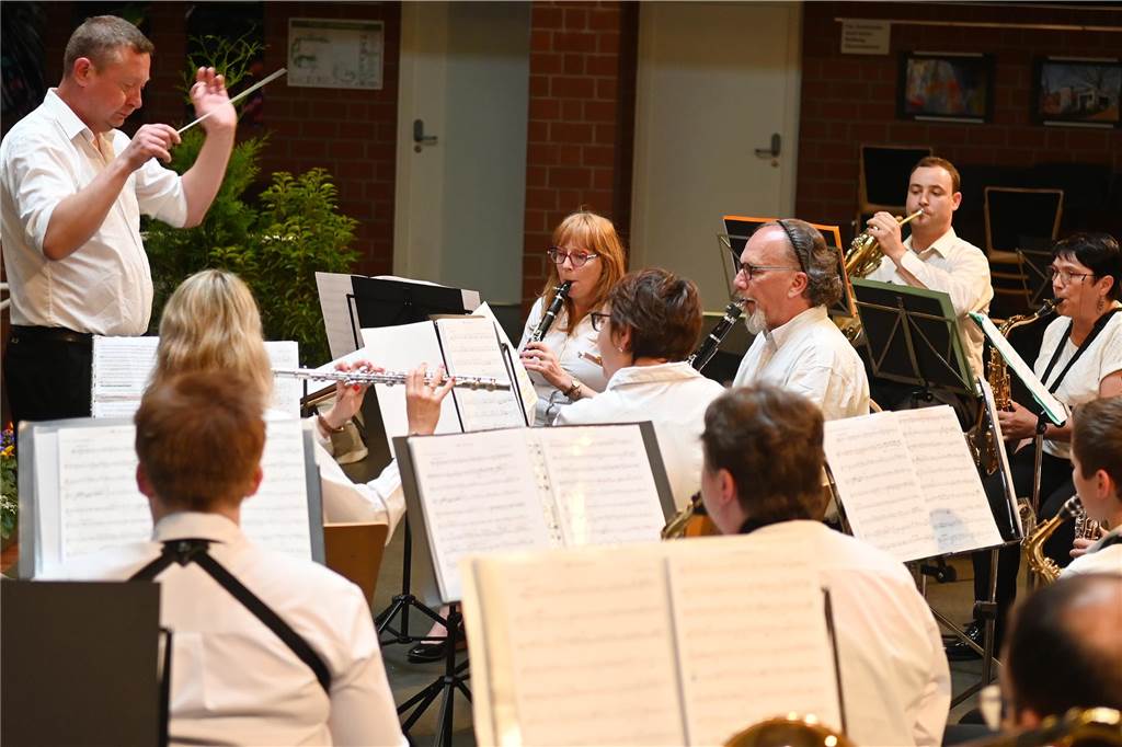Impressionen vom Freundschaftskonzert der Blasmusik Wulfen und der "Musique Municipale de Dormans"