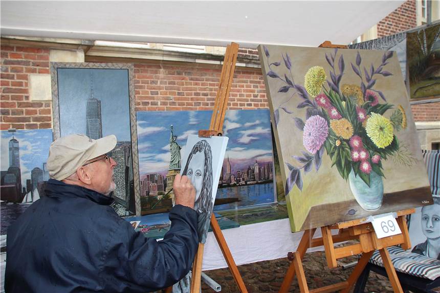 Impressionen vom Kunstmarkt am Schloss.