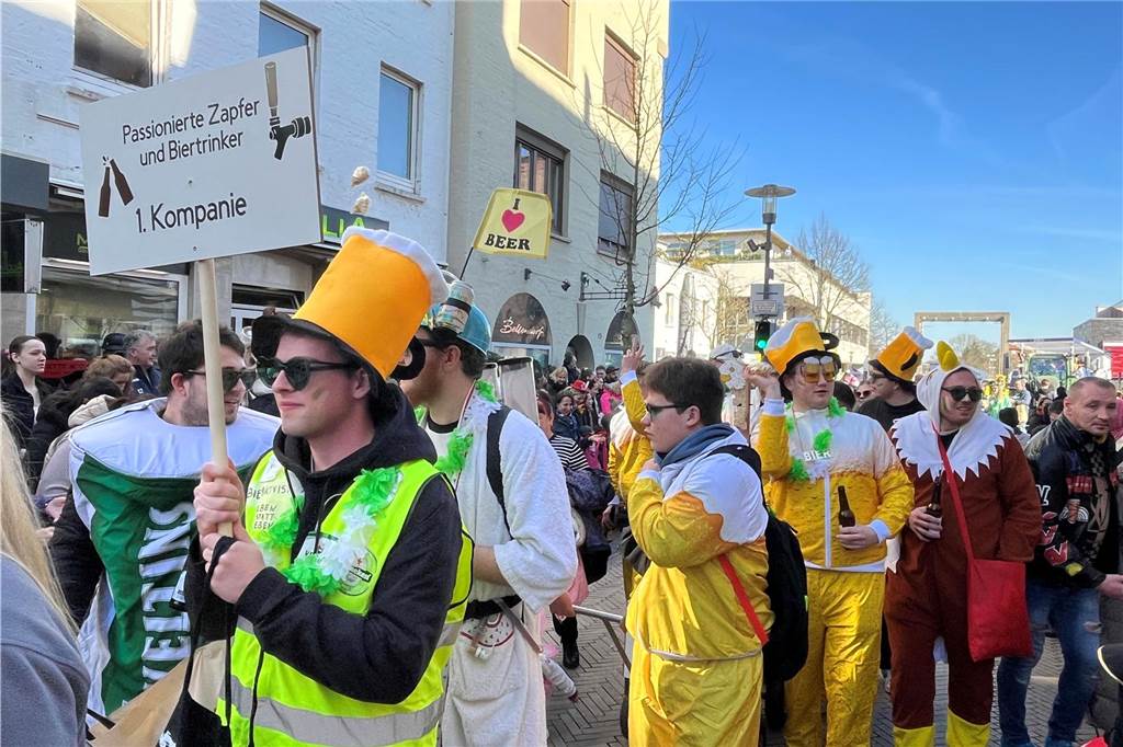 Impressionen vom Rosenmontagszug 2025 in Dorsten