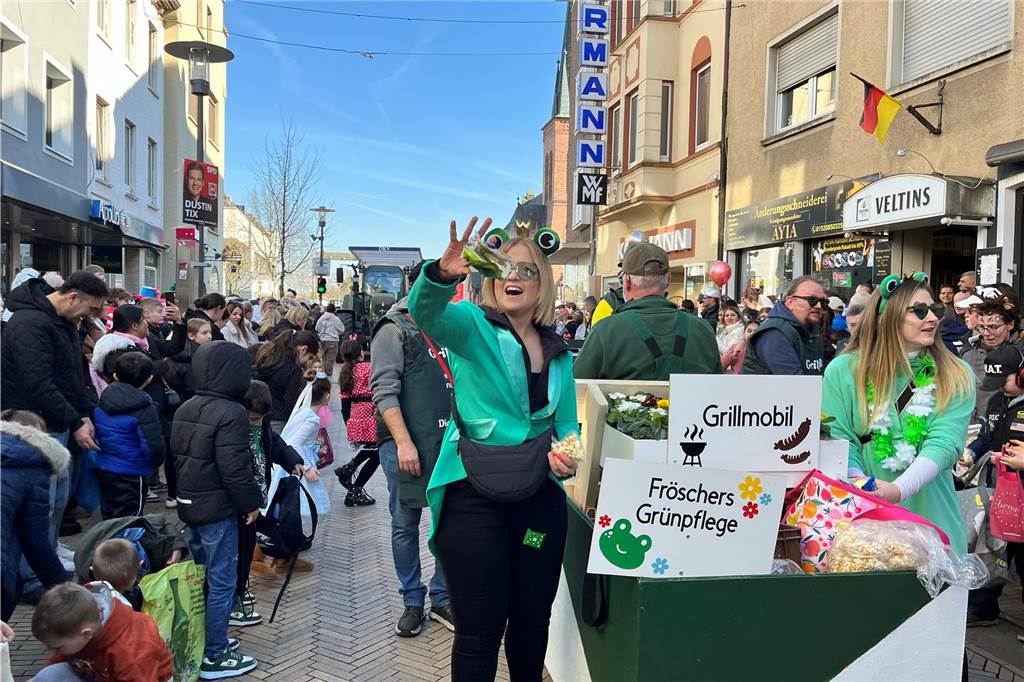 Impressionen vom Rosenmontagszug 2025 in Dorsten