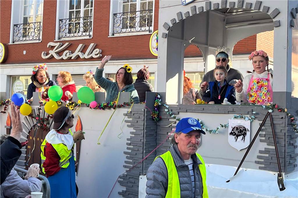 Impressionen vom Rosenmontagszug 2025 in Dorsten