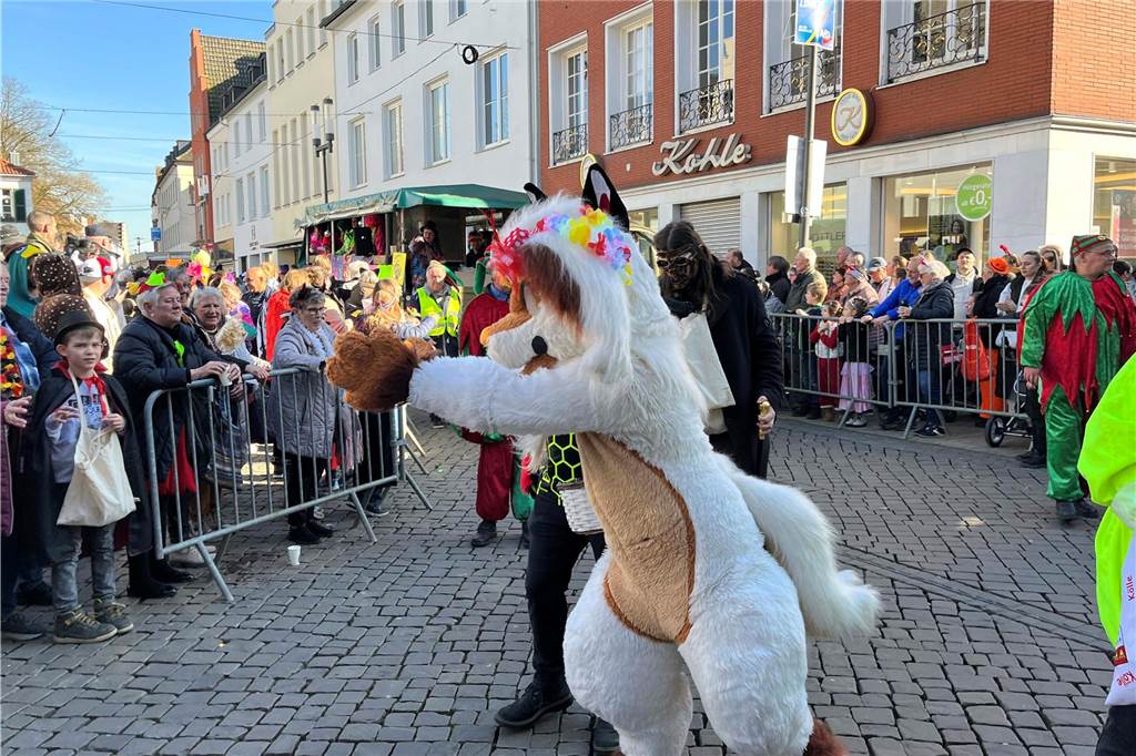 Impressionen vom Rosenmontagszug 2025 in Dorsten