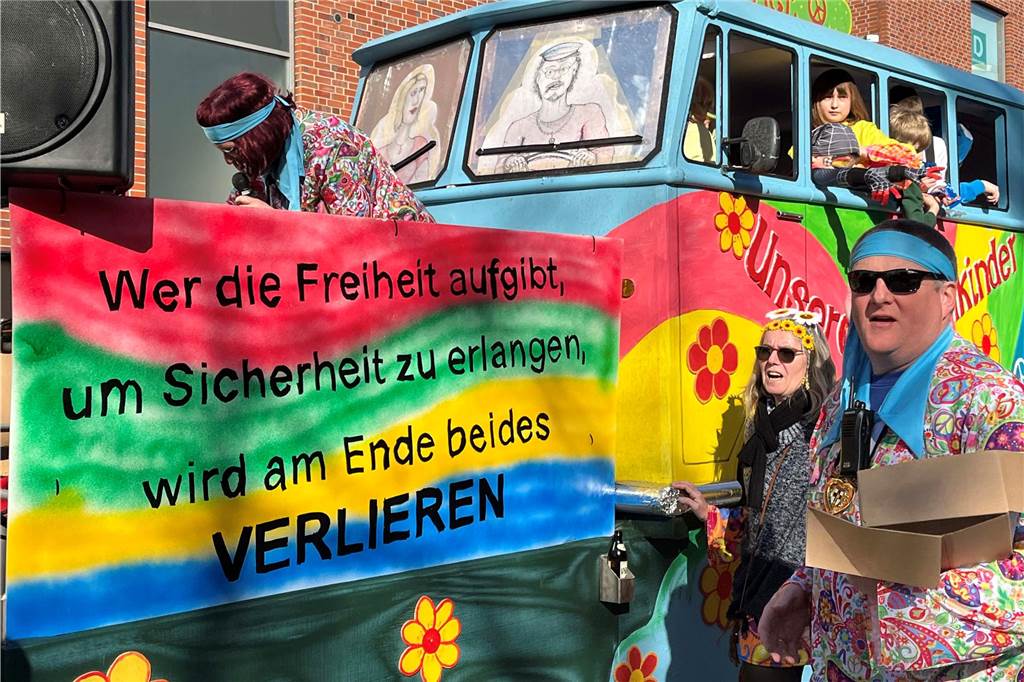 Impressionen vom Rosenmontagszug 2025 in Dorsten