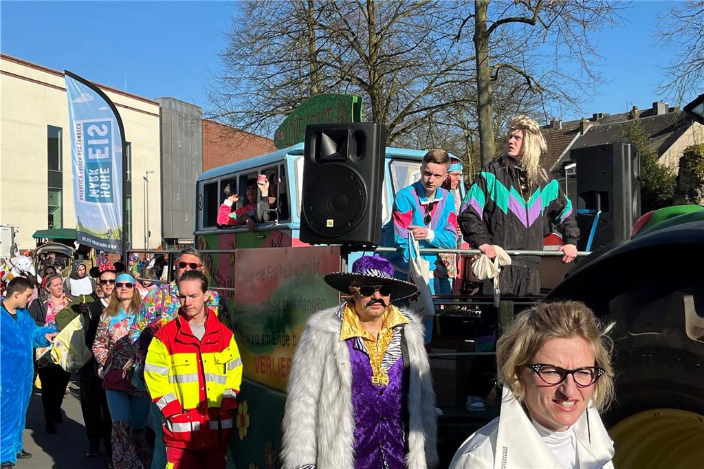 Impressionen vom Rosenmontagszug 2025 in Dorsten