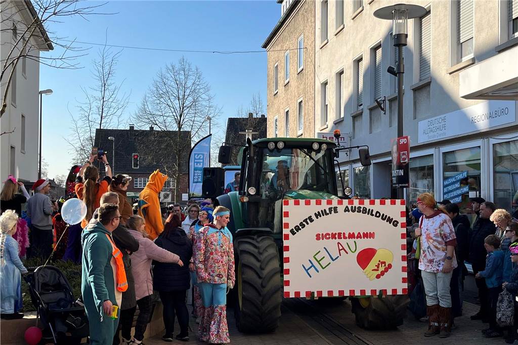 Impressionen vom Rosenmontagszug 2025 in Dorsten