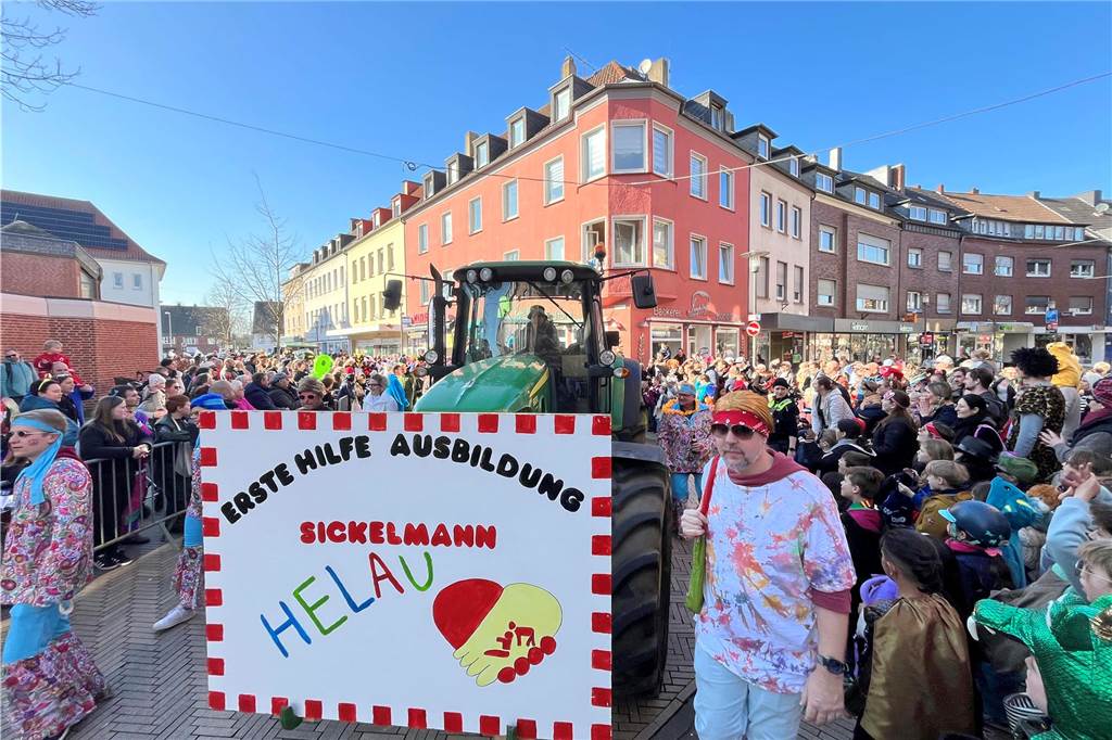 Impressionen vom Rosenmontagszug 2025 in Dorsten