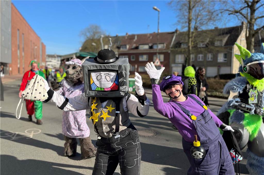 Impressionen vom Rosenmontagszug 2025 in Dorsten