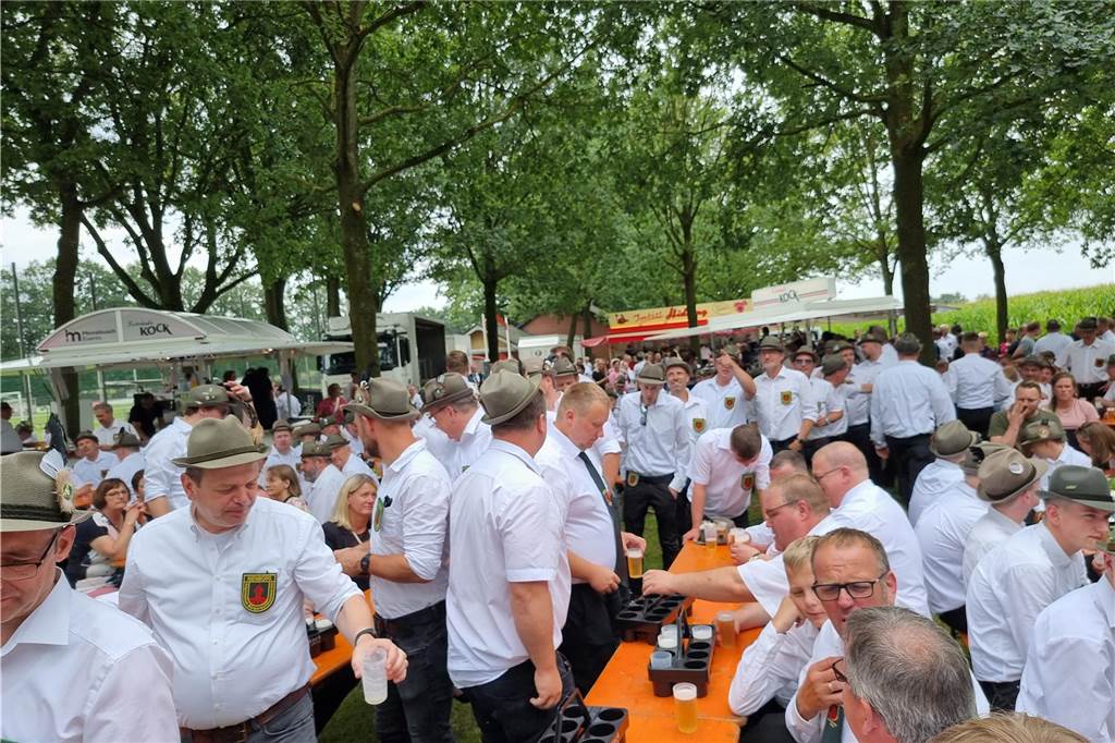 Impressionen vom Vogelschießen der Nienborger Bürgerschützen 2024. 