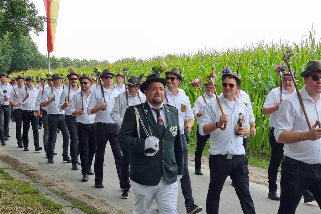 Impressionen vom Vogelschießen der Nienborger Bürgerschützen 2024. 