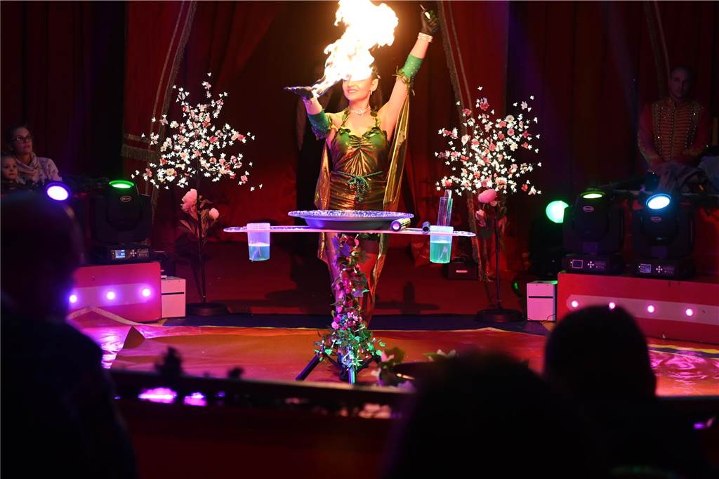Impressionen von der Premiere des Dorstener Weihnachtscircus'