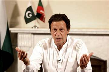 Imran Khan, hier Ende Juli in Islamabad, ist neuer Premierminister in Pakistan. Foto: Tehreek-e-Insaf