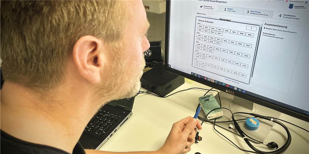 Stadt Castrop-Rauxel bangt um Betriebsfrieden: Kein Serviceabend im Bürgerbüro Für das Bürgerbüro kann man Termine online buchen.
