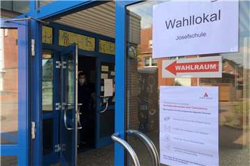 In Ahaus war ein Wahllokal in der Josefschule eingerichtet. Dort kam die AfD auf 9,38 Prozent der Stimmen.